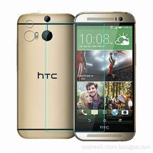 Professional 9H 2.5D tempered-glass screen protector for HTC One M8